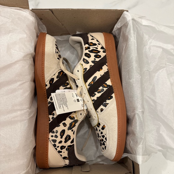 Adidas Animal Print Sneakers with Cream and Black Breaknet Sleek - Picture 4 of 5